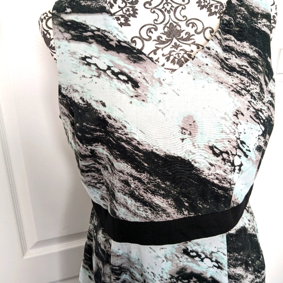 Ricki's fit'n'flare sleeveless v-neck dress, fully lined with POCKETS!! - Picture 4 of 13